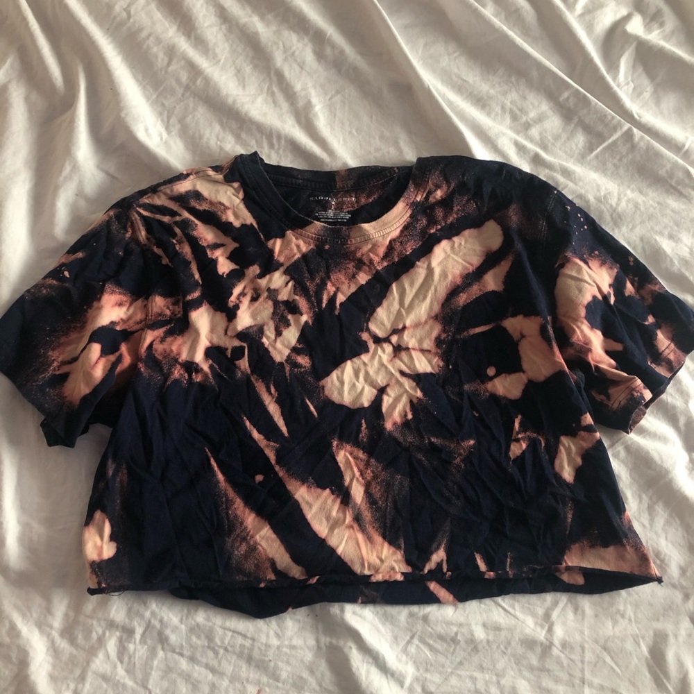 TYE DYE CROPPED TEE